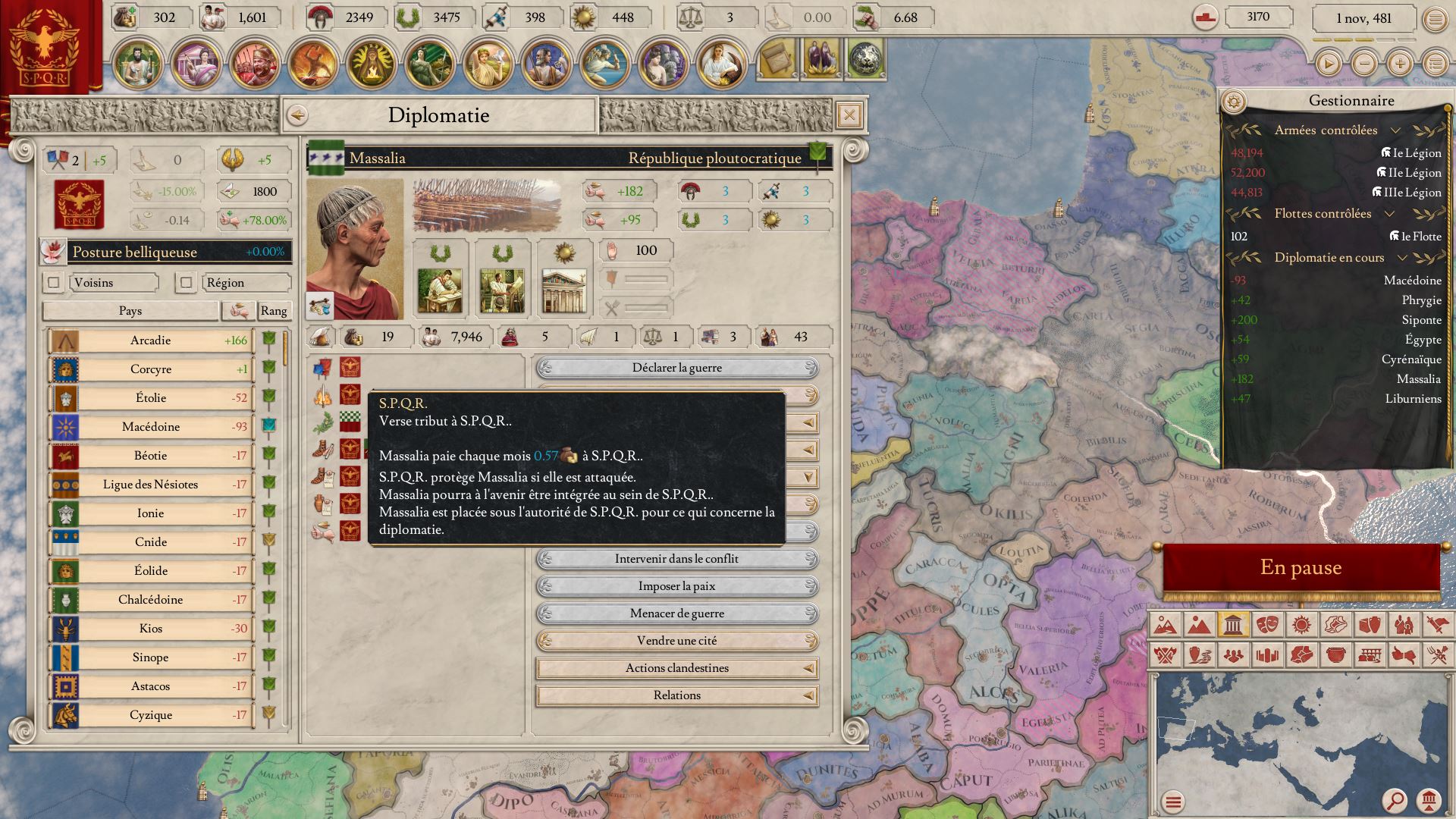 Imperator Rome : Integrate all vassals 1